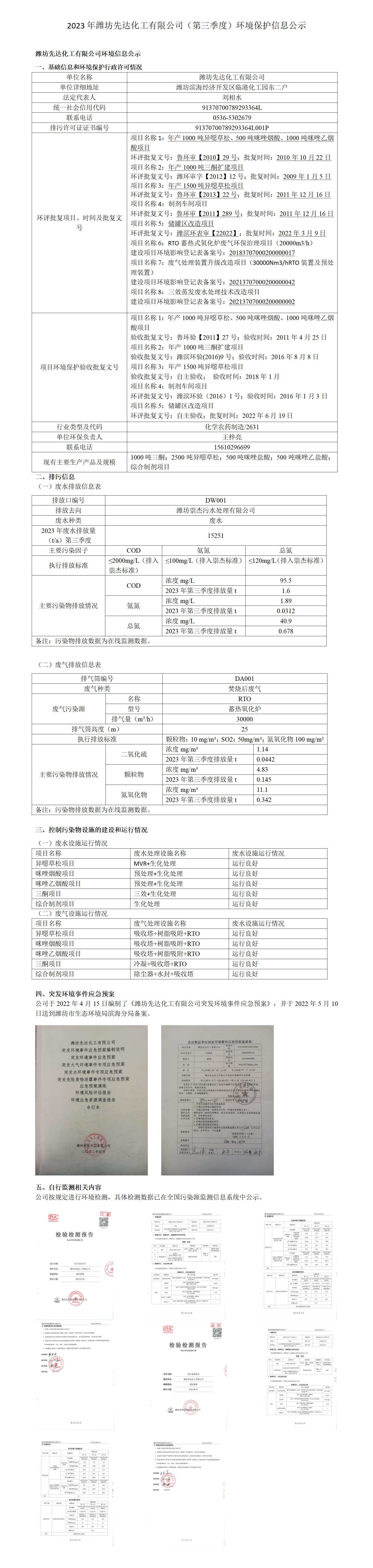 2023騫存綅鍧婂厛杈懼寲宸ユ湁闄愬叕鍙哥涓夊搴︾幆澧冧繚鎶や俊鎭叕紺篲01.png